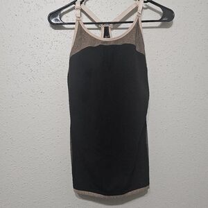 Simply Vera Vera Wang Bralette XL Black Mesh Racerback Stretch Lounge bra